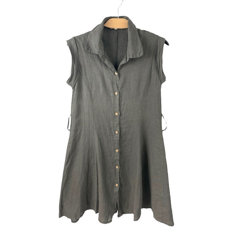 Linen Button up dress or tunic